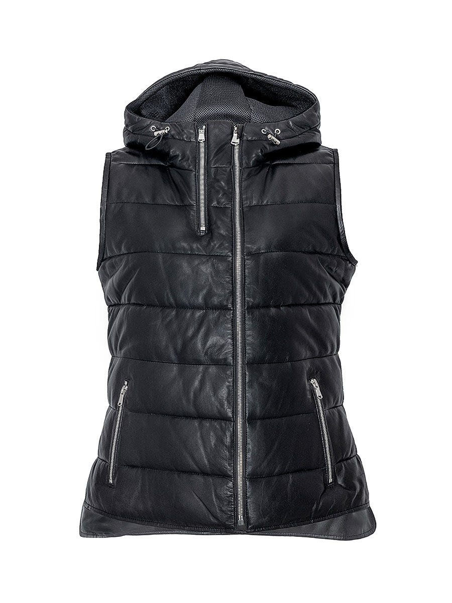 Vest with wadding and breathable neoprene lining